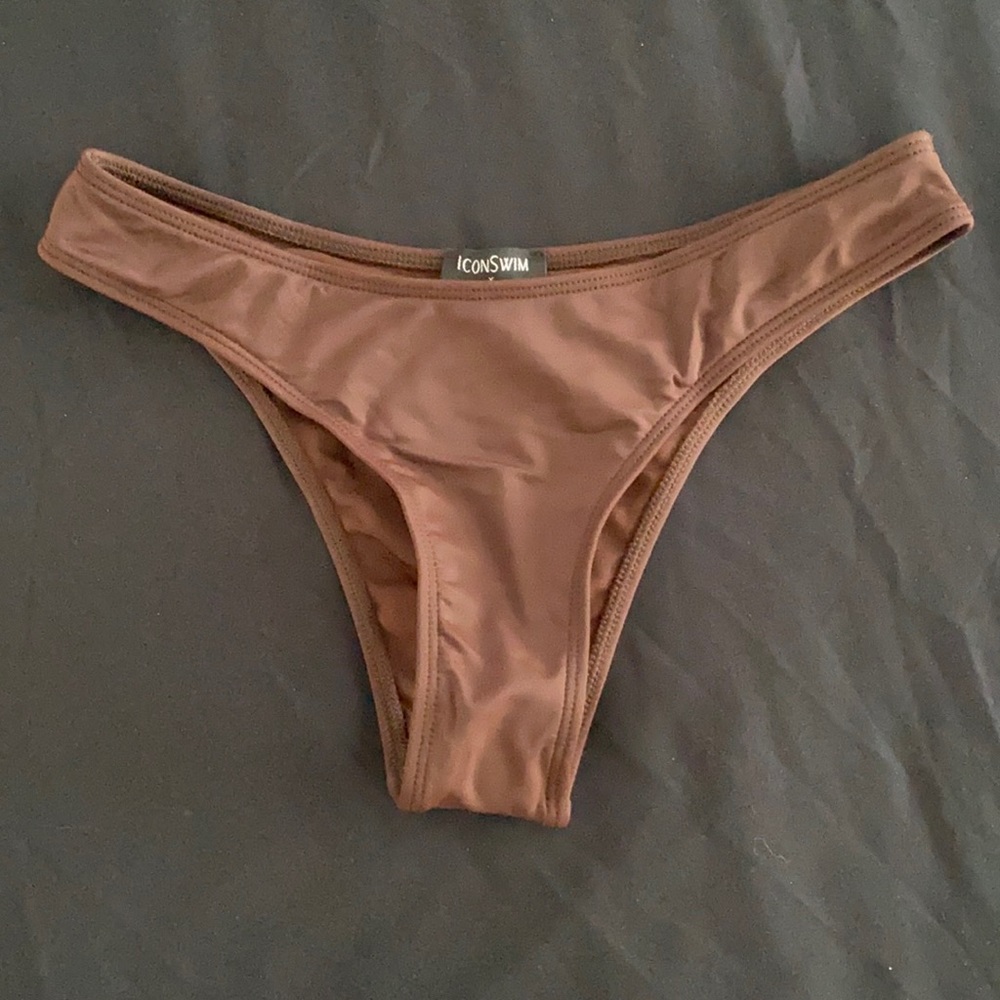 Brown swimsuit bottoms